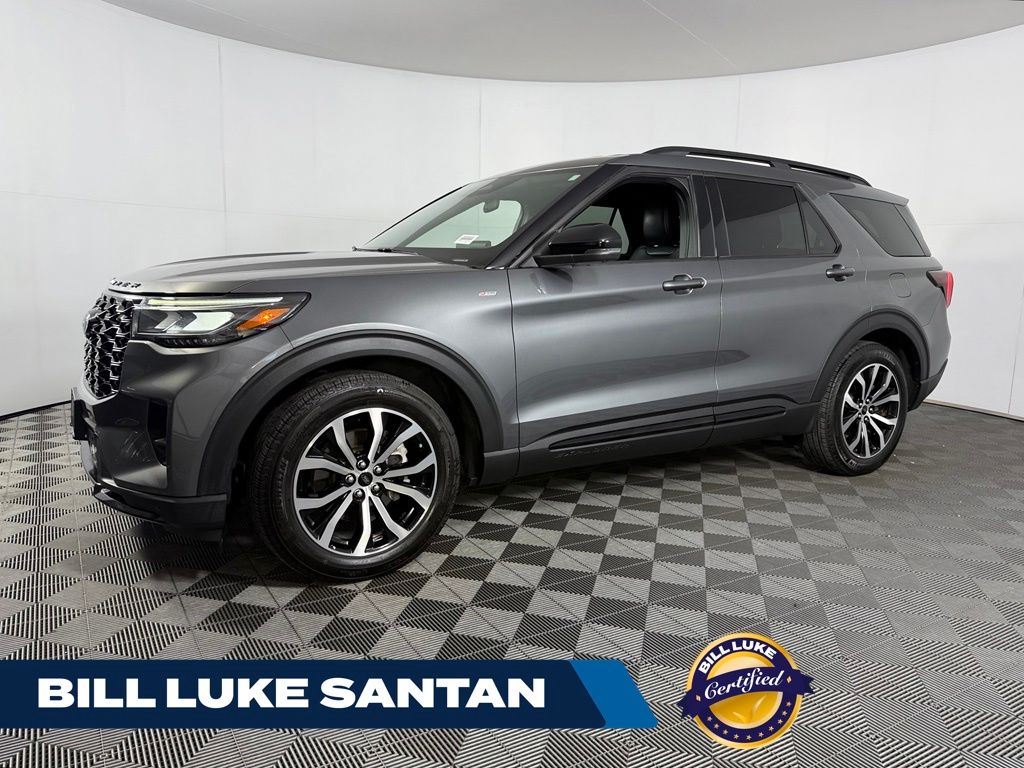 Carbonized Gray Metallic 2025 Ford Explorer SUV / Crossover Rear-Wheel Drive Automatic