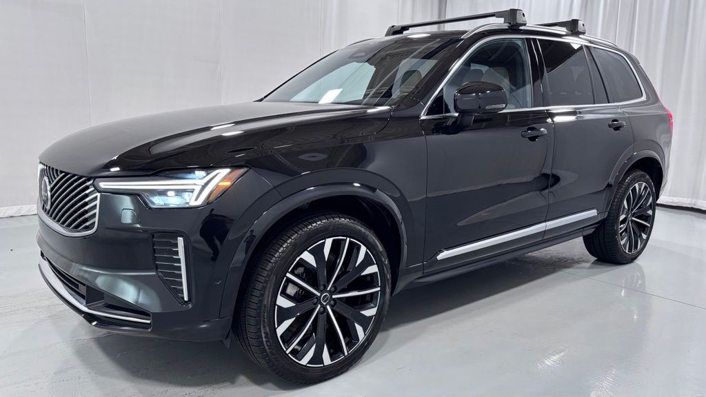 Onyx Black Metallic 2025 Volvo XC90 B5 Plus Bright Theme 7-Passenger AWD SUV / Crossover All-Wheel Drive Automatic