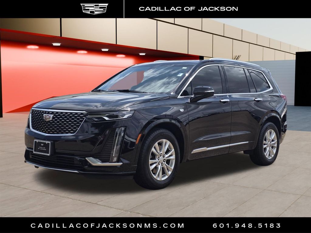 Stellar Black Metallic 2025 Cadillac XT6 Luxury FWD SUV / Crossover Front-Wheel Drive 9-Speed Automatic
