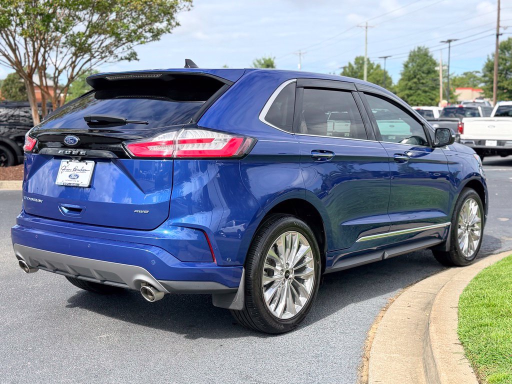 2024 Ford Edge Titanium Blue Metallic - Jim Hudson Acura - Image 5