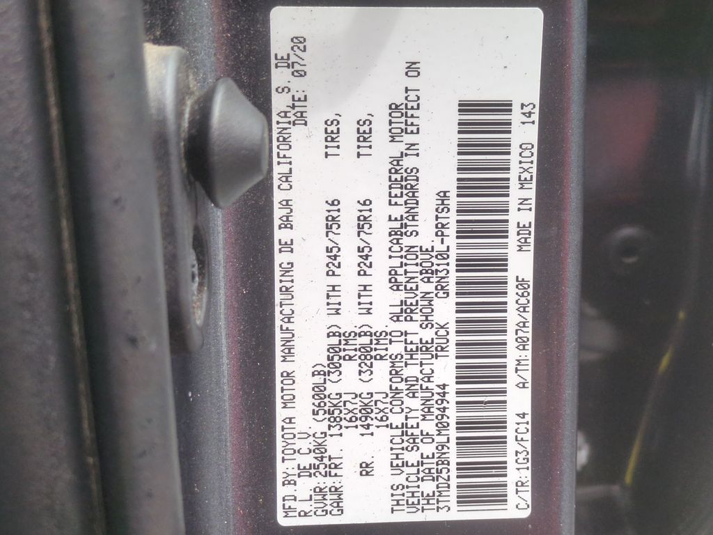 2020 Toyota Tacoma SR5 V6