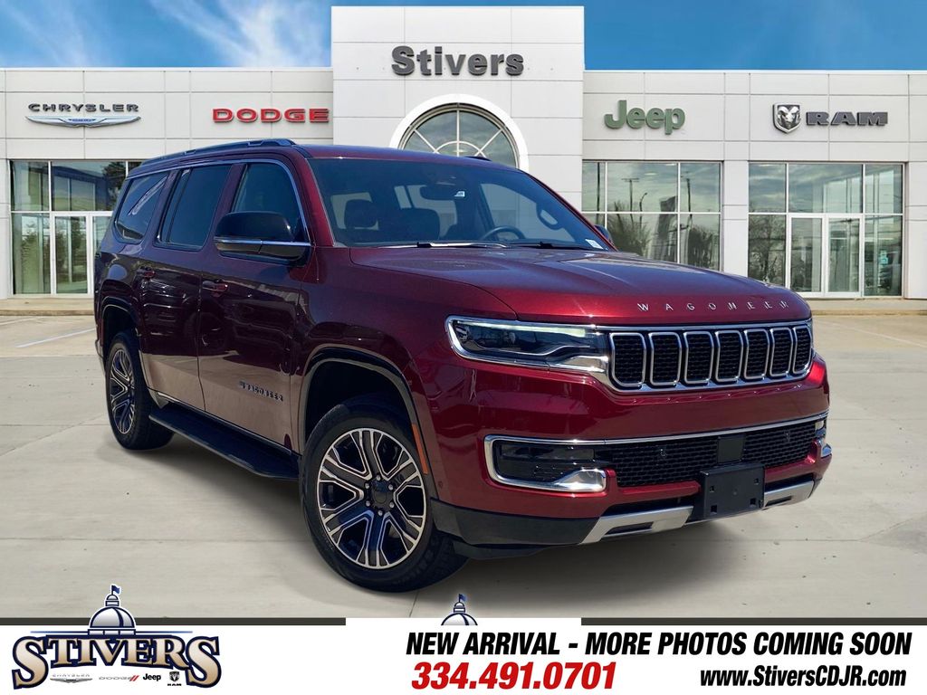 Velvet Red Pearlcoat 2024 Jeep Wagoneer Series II 4WD SUV / Crossover Four-Wheel Drive 8-Speed Automatic