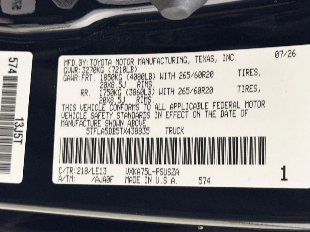 New 2026 Toyota Tundra Truck