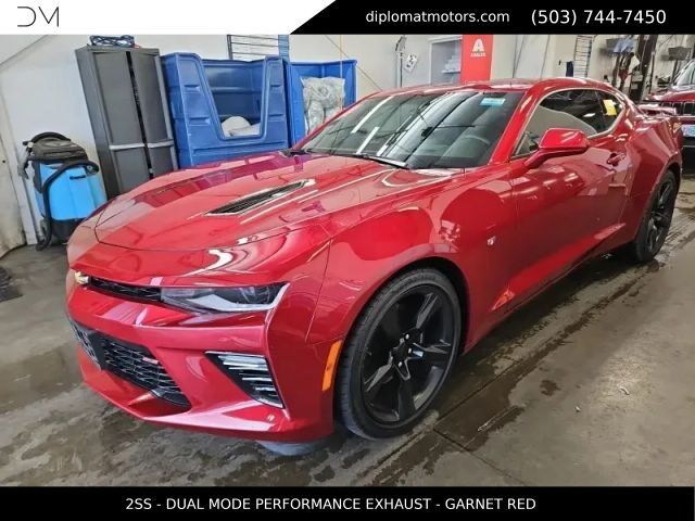 Garnet Red Tintcoat 2016 Chevrolet Camaro Coupe Rear-Wheel Drive 6-Speed Manual