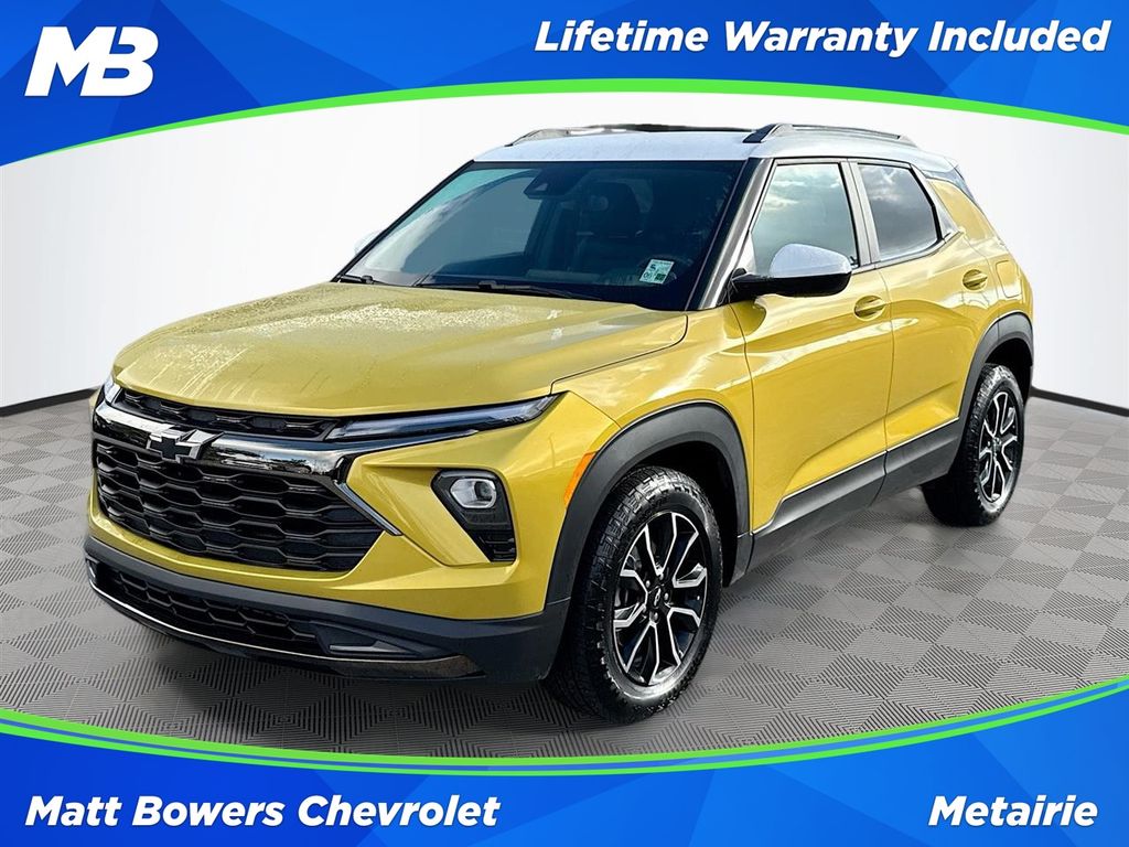 Nitro Yellow Metallic 2025 Chevrolet Trailblazer SUV / Crossover Front-Wheel Drive Continuously Variable Transmission