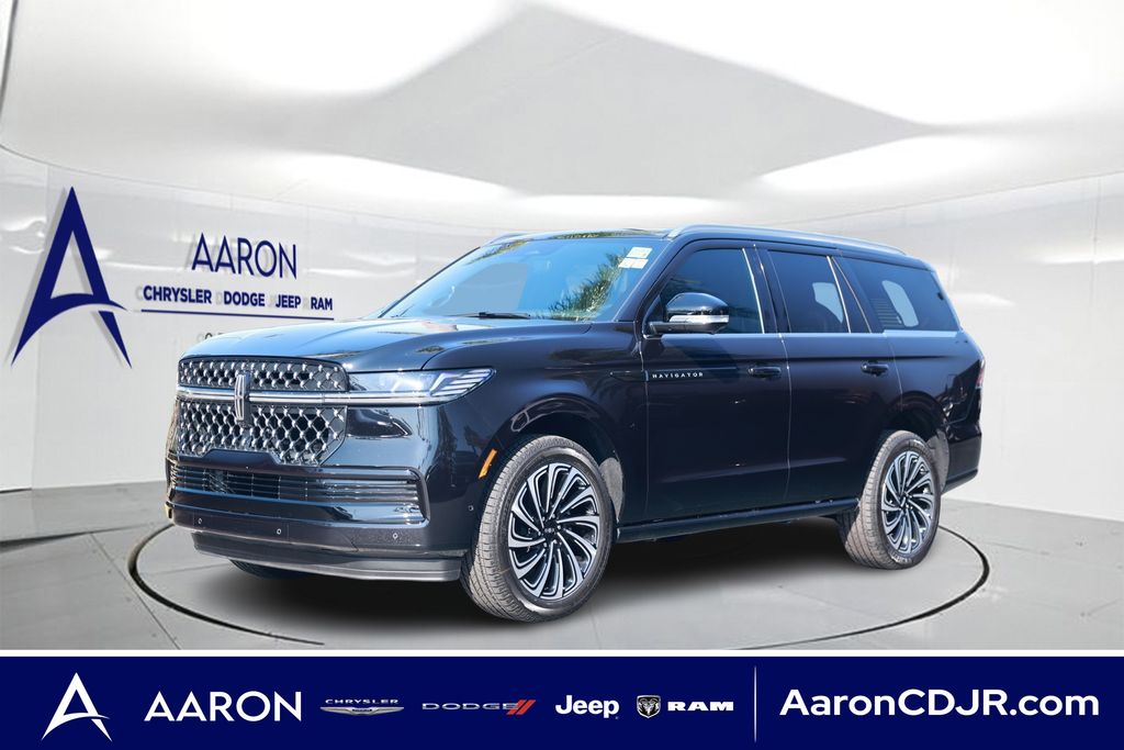 Black Metallic 2025 Lincoln Navigator SUV / Crossover Four-Wheel Drive Automatic
