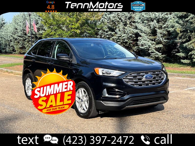 Black Metallic 2022 Ford Edge SUV / Crossover All-Wheel Drive 8-Speed Automatic
