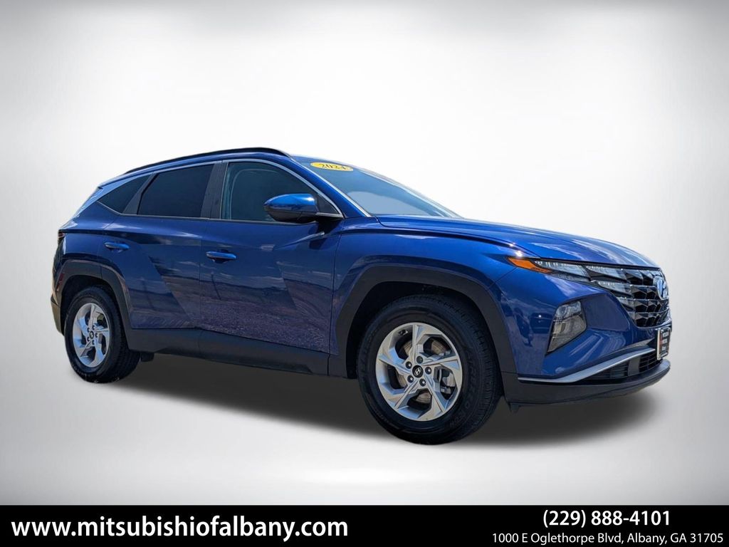 Intense Blue 2024 Hyundai Tucson SUV / Crossover Front-Wheel Drive 8-Speed Automatic