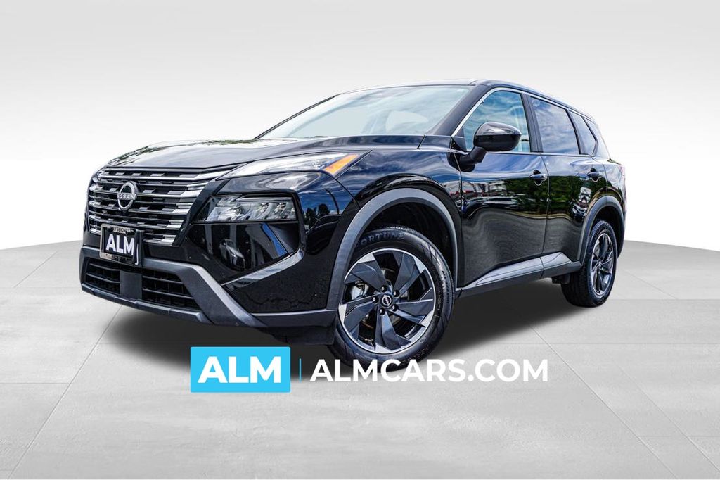 Super Black 2024 Nissan Rogue SUV / Crossover Front-Wheel Drive Continuously Variable Transmission
