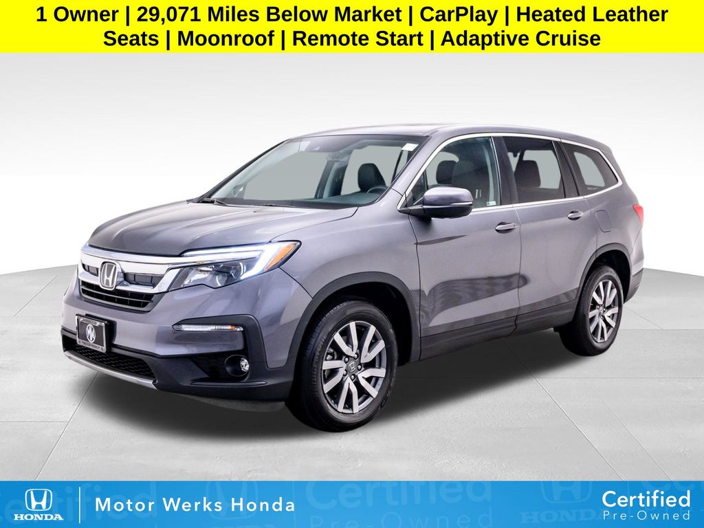 Gray (Modern Steel Metallic) 2019 Honda Pilot SUV / Crossover All-Wheel Drive 6-Speed Automatic