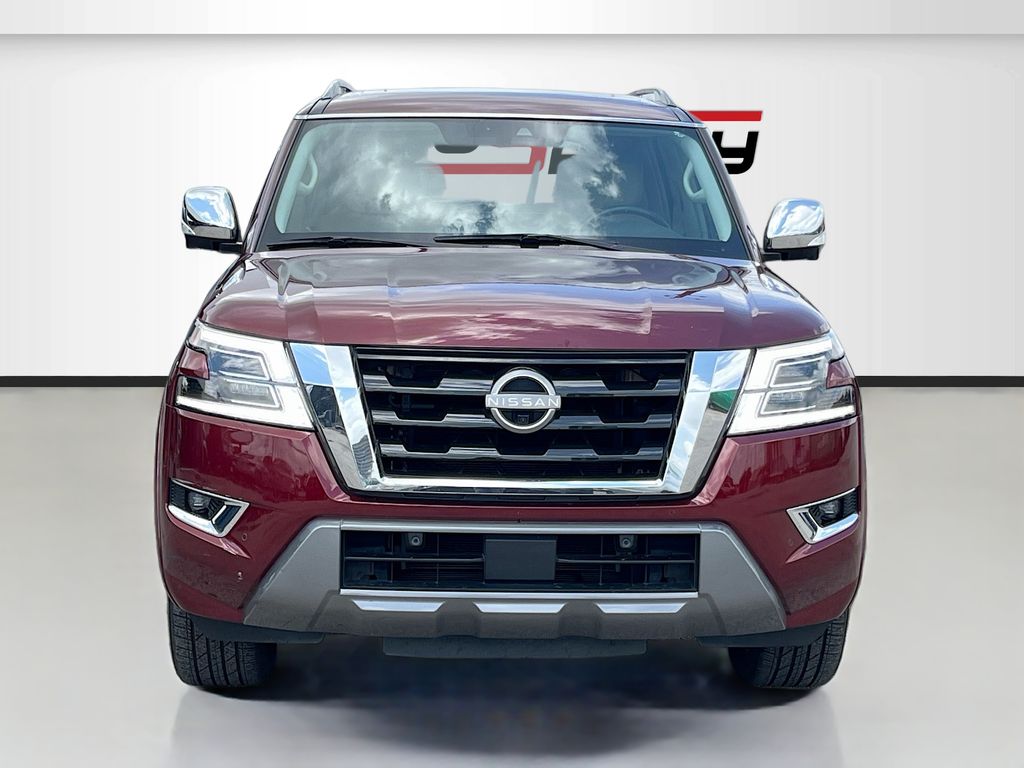 2021 Nissan Armada Platinum Red at Joe Myers Mazda Kia