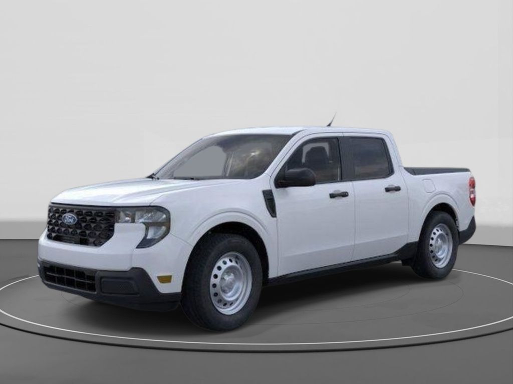 White Metallic 2026 Ford Maverick XL SuperCrew FWD Pickup Truck Front-Wheel Drive Continuously Variable Transmission