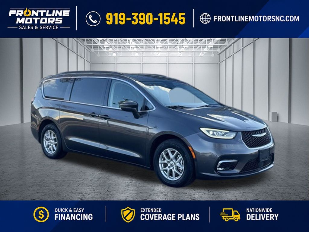 Gray (Granite Crystal Metallic Clearcoat) 2022 Chrysler Pacifica Minivan Front-Wheel Drive 9-Speed Automatic