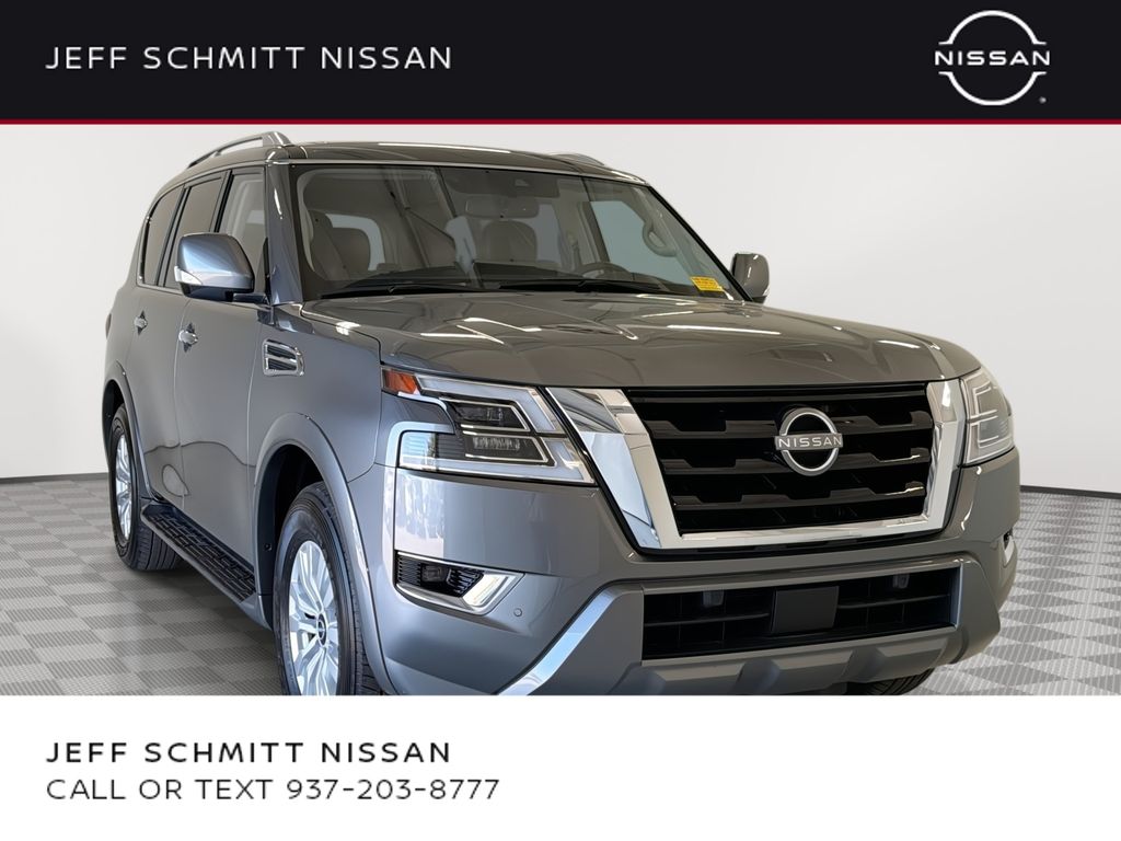 Gray (Gun Metallic) 2024 Nissan Armada SV 4WD SUV / Crossover Four-Wheel Drive 7-Speed Automatic