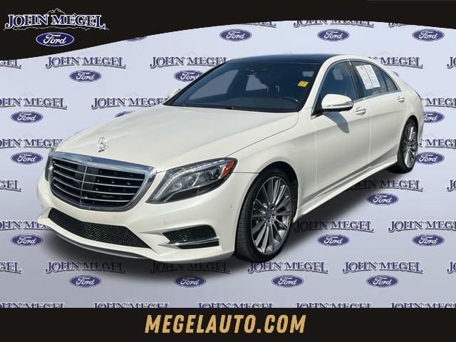 White 2016 Mercedes-Benz S-Class Sedan Rear-Wheel Drive 7-Speed Automatic