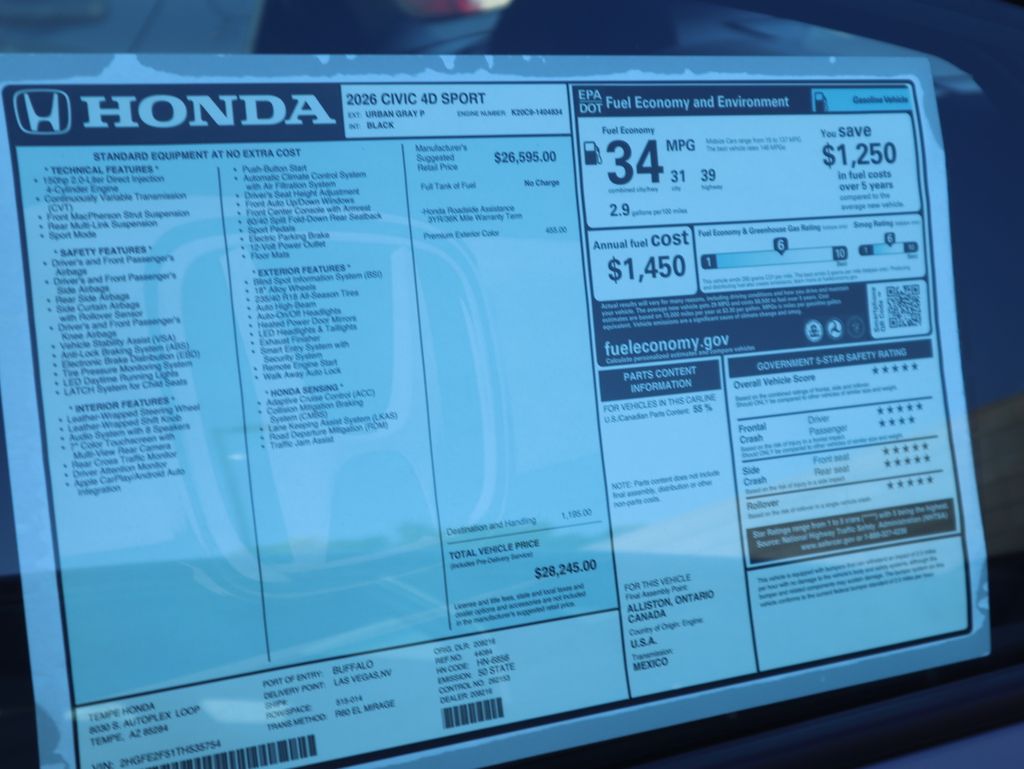 Thumbnail: 2026 Honda Civic - 9