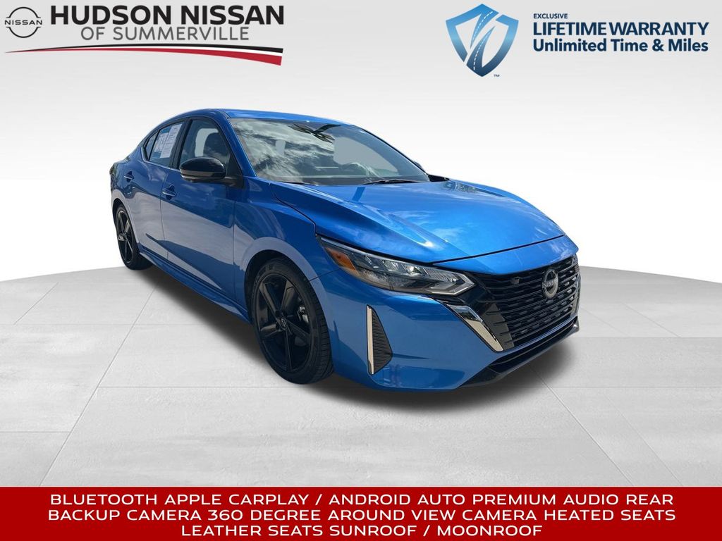 2024 Electric Blue Metallic Nissan Sentra SR FWD Sedan