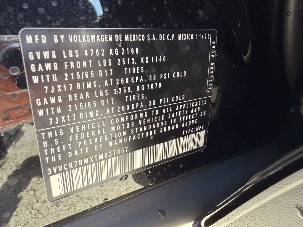 New 2026 Deep Black Volkswagen 2.0T S image 28