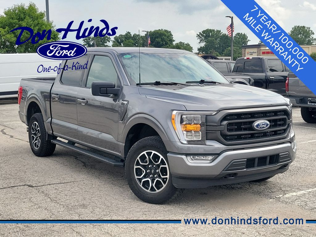 Gray Metallic 2023 Ford F-150 Pickup Truck Four-Wheel Drive Automatic