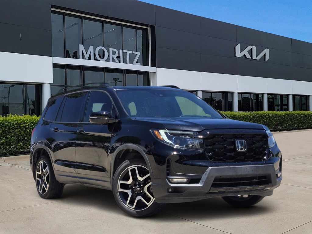 Crystal Black Pearl 2022 Honda Passport Elite AWD SUV / Crossover All-Wheel Drive 9-Speed Automatic