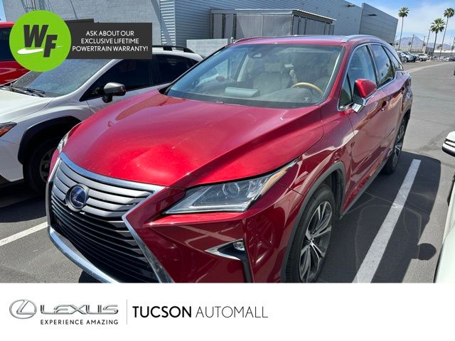 Matador Red Mica 2018 Lexus RX Hybrid SUV / Crossover All-Wheel Drive Continuously Variable Transmission