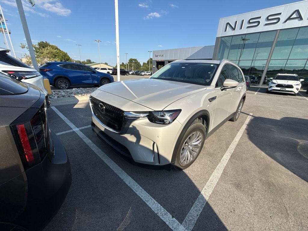 Gray (Platinum Quartz) 2025 Mazda CX-90 SUV / Crossover All-Wheel Drive 8-Speed Automatic