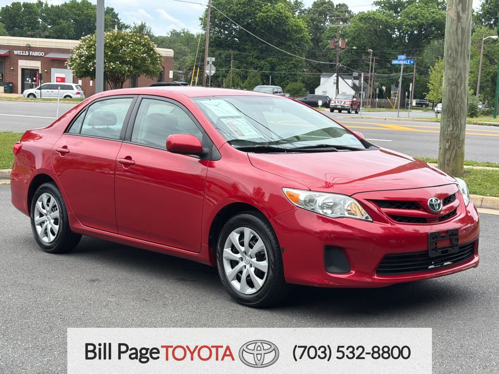 Barcelona Red Metallic 2012 Toyota Corolla Sedan Front-Wheel Drive 4-Speed Automatic