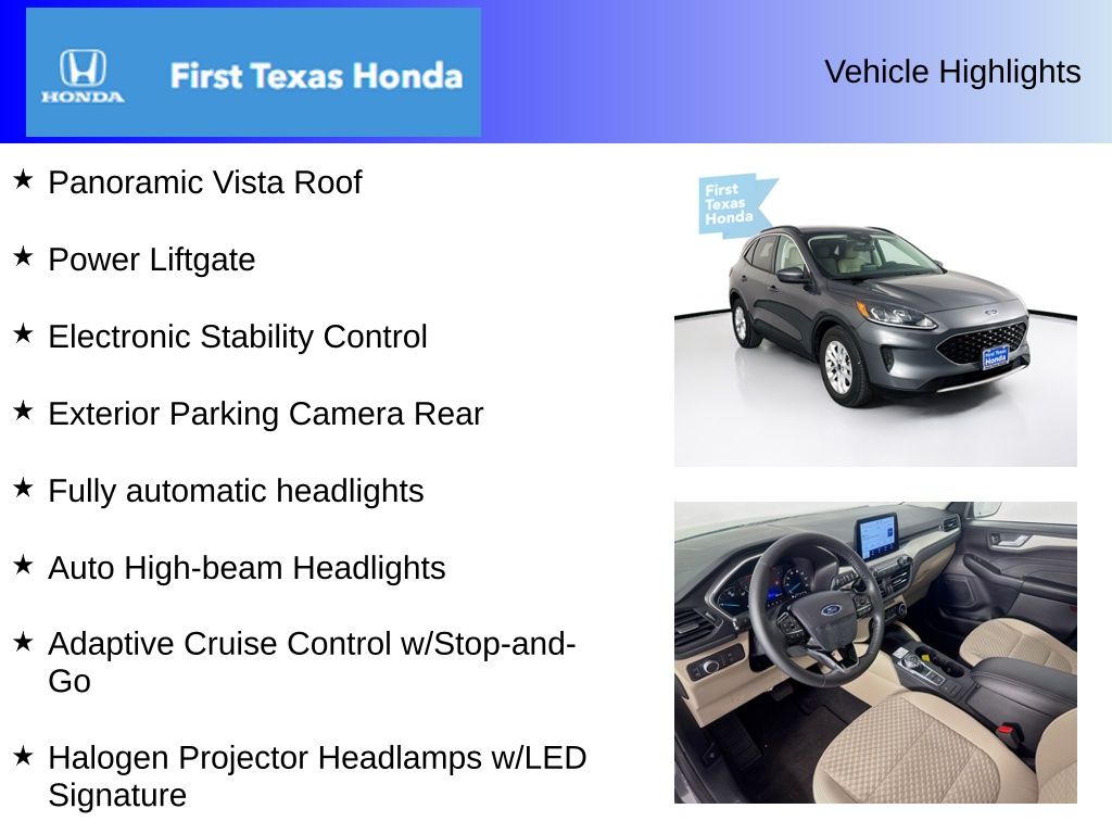 Used Car 2021 Ford Escape  Se Hybrid For Sale Under $25,000 In Austin, Texas