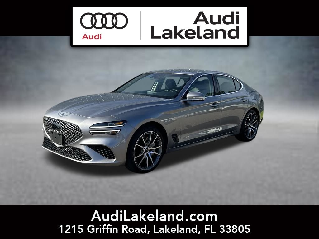 Savile Silver 2025 Genesis G70 Sedan Rear-Wheel Drive 8-Speed Automatic
