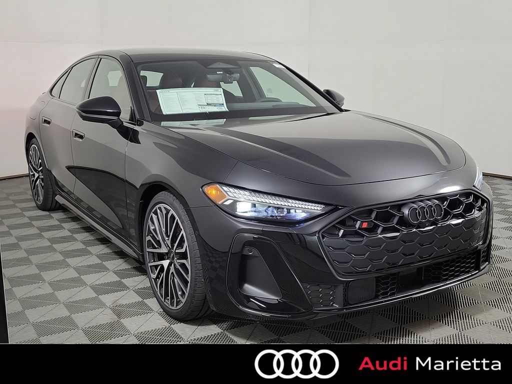 Mythos Black Metallic 2026 Audi S5 quattro Prestige TFSI Sedan All-Wheel Drive 7-Speed Automatic