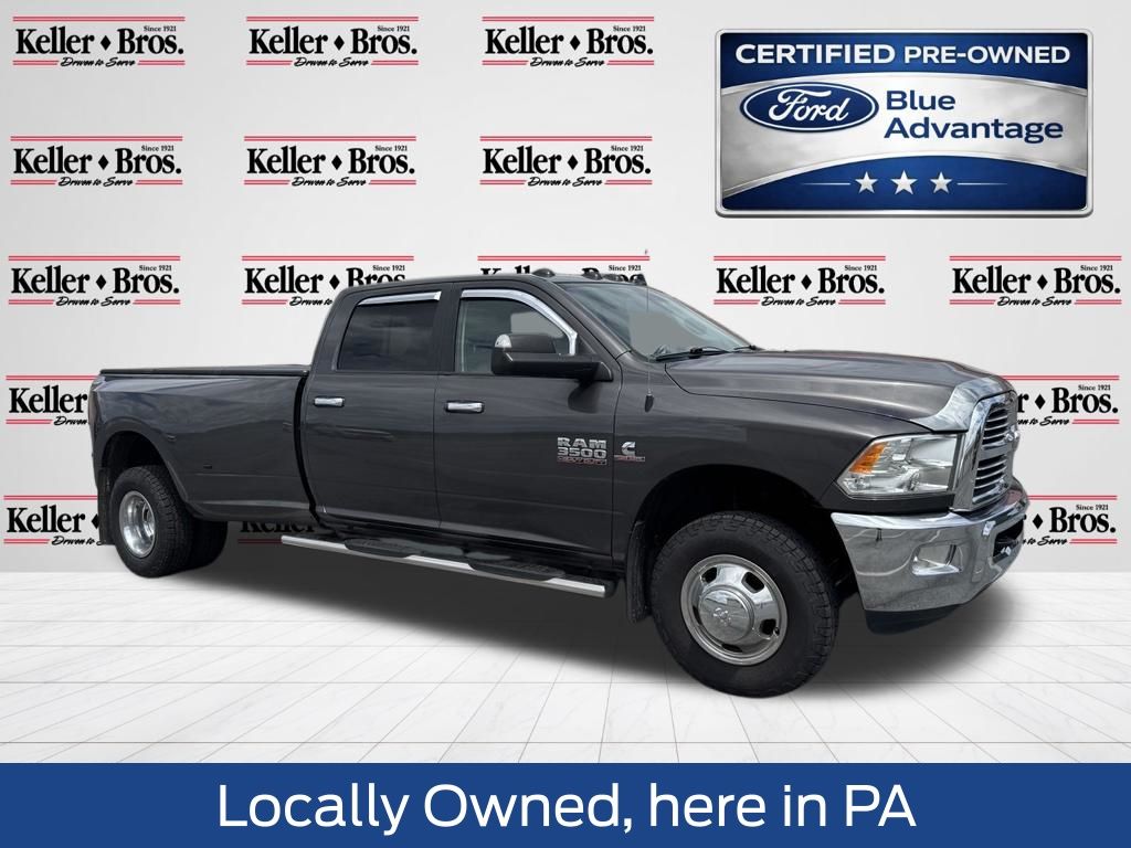 Gray (Granite Crystal Metallic Clearcoat) 2017 RAM 3500 Pickup Truck Four-Wheel Drive 6-Speed Automatic