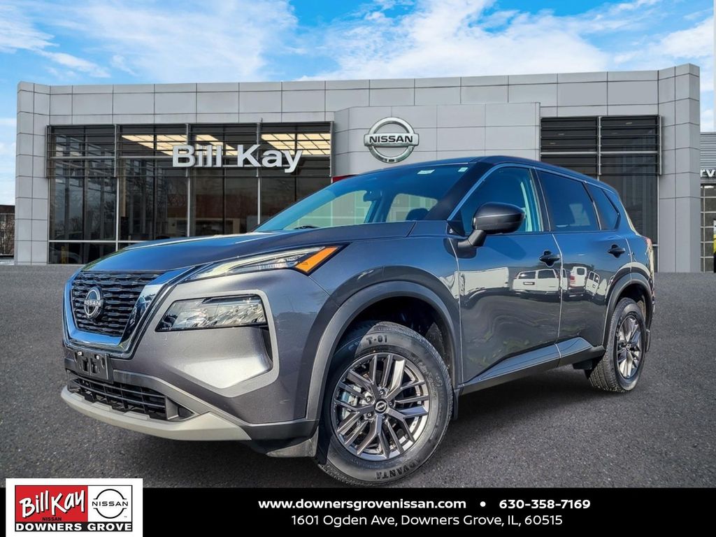 Gray (Gun Metallic) 2023 Nissan Rogue SUV / Crossover All-Wheel Drive Continuously Variable Transmission
