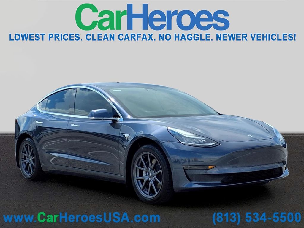 Midnight Silver Metallic 2020 Tesla Model 3 Sedan All-Wheel Drive 1-Speed Automatic