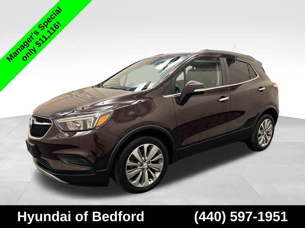 Black Cherry Metallic 2018 Buick Encore SUV / Crossover Front-Wheel Drive 6-Speed Automatic Overdrive