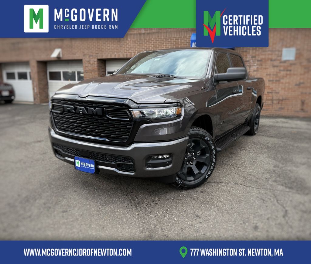 Gray (Granite Crystal Metallic Clearcoat) 2026 RAM 1500 Express Crew Cab 4WD Pickup Truck Four-Wheel Drive 8-Speed Automatic