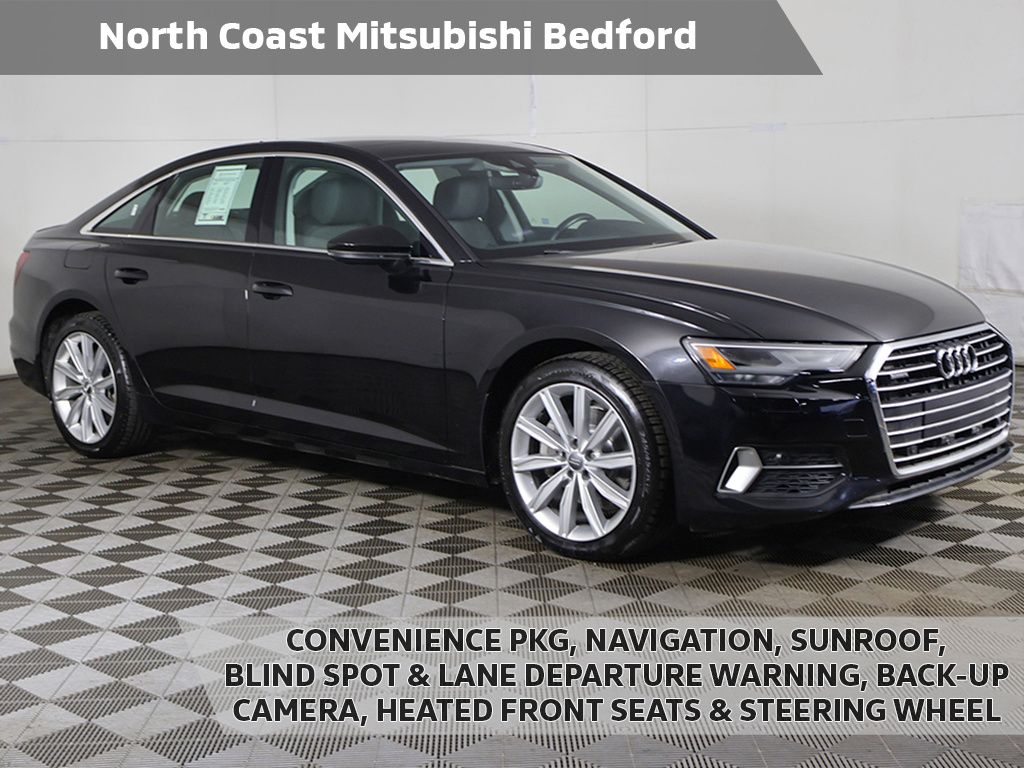 Mythos Black Metallic 2020 Audi A6 45 TFSI quattro Premium AWD Sedan All-Wheel Drive 7-Speed Automatic