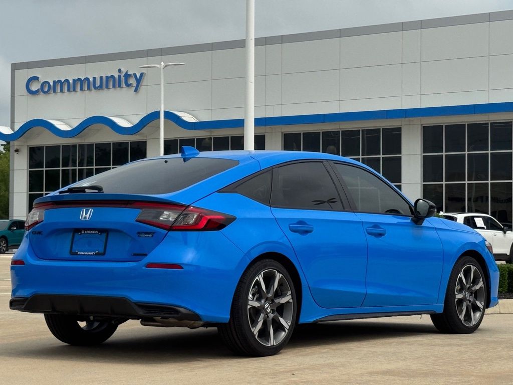 2026 Honda Civic Hybrid Sport Touring Blue at Community Honda