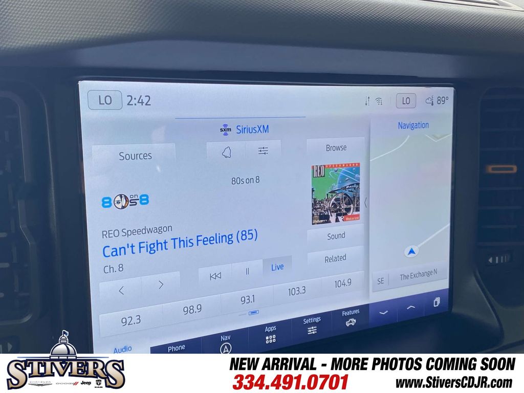 2022 Oxford White Ford Bronco Badlands 4X4 SUV