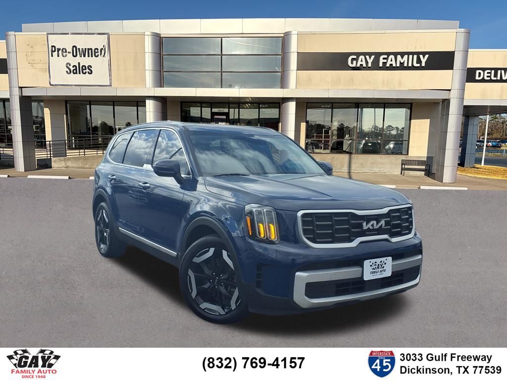 Midnight Lake Blue 2024 Kia Telluride S AWD SUV / Crossover All-Wheel Drive 8-Speed Automatic