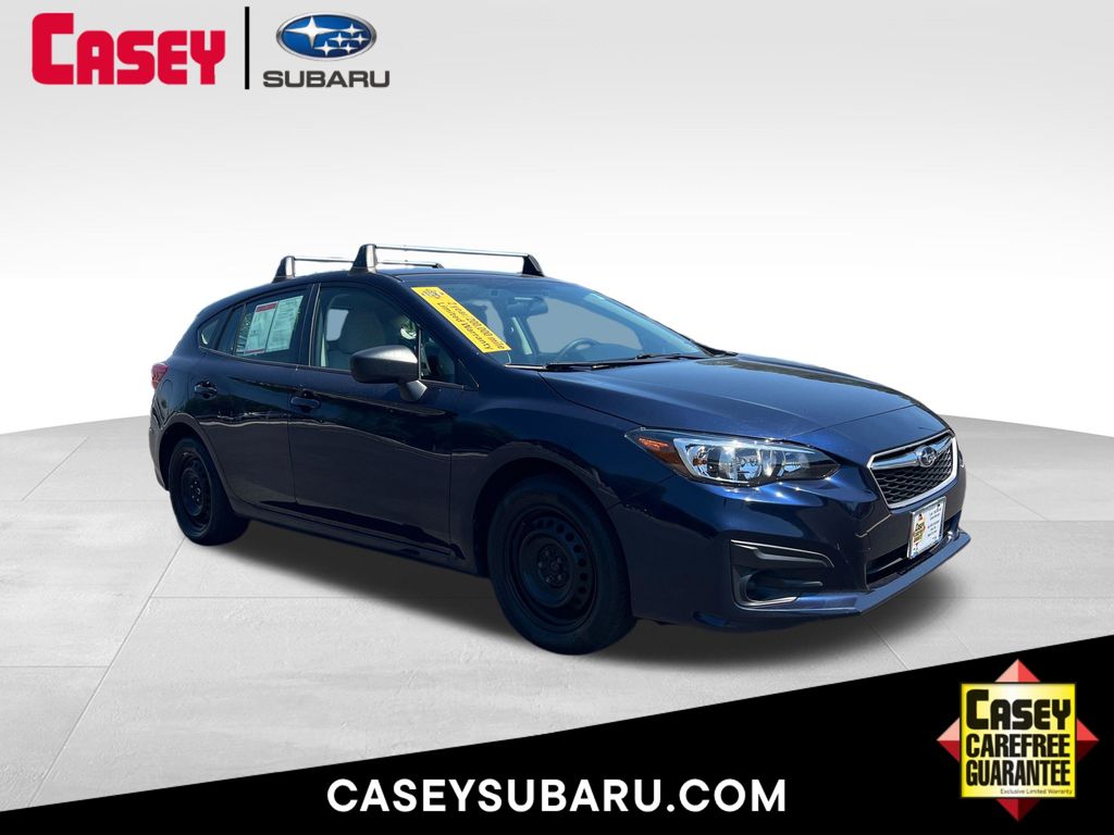 Dark Blue Pearl 2019 Subaru Impreza 2.0i Hatchback AWD Hatchback All-Wheel Drive Continuously Variable Transmission