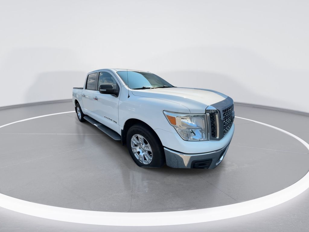 Used 2018 Glacier White Nissan SV image 2