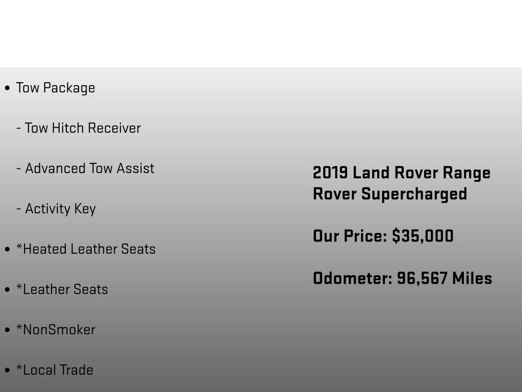 2019 Land Rover Range Rover 5.0L V8 Supercharged - 5