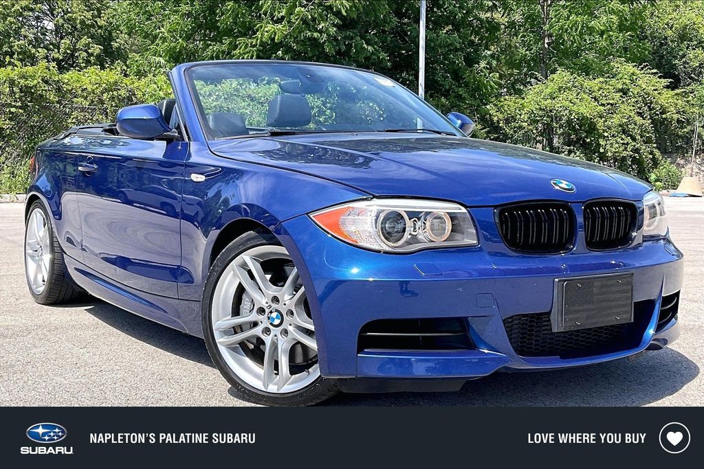 Le Mans Blue Metallic 2012 BMW 1 Series 135i Convertible RWD Convertible Rear-Wheel Drive 7-Speed Automatic