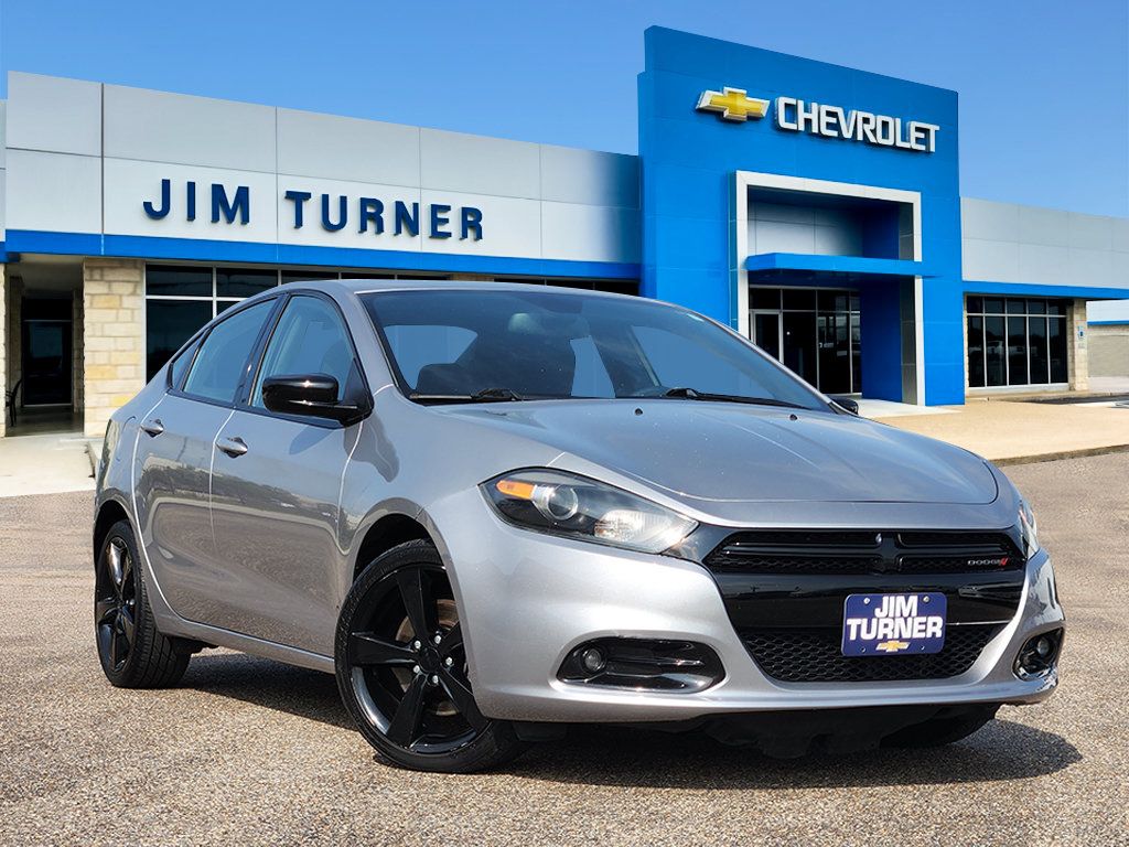 Billet Silver Metallic Clearcoat 2016 Dodge Dart Sedan Front-Wheel Drive 6-Speed Automatic