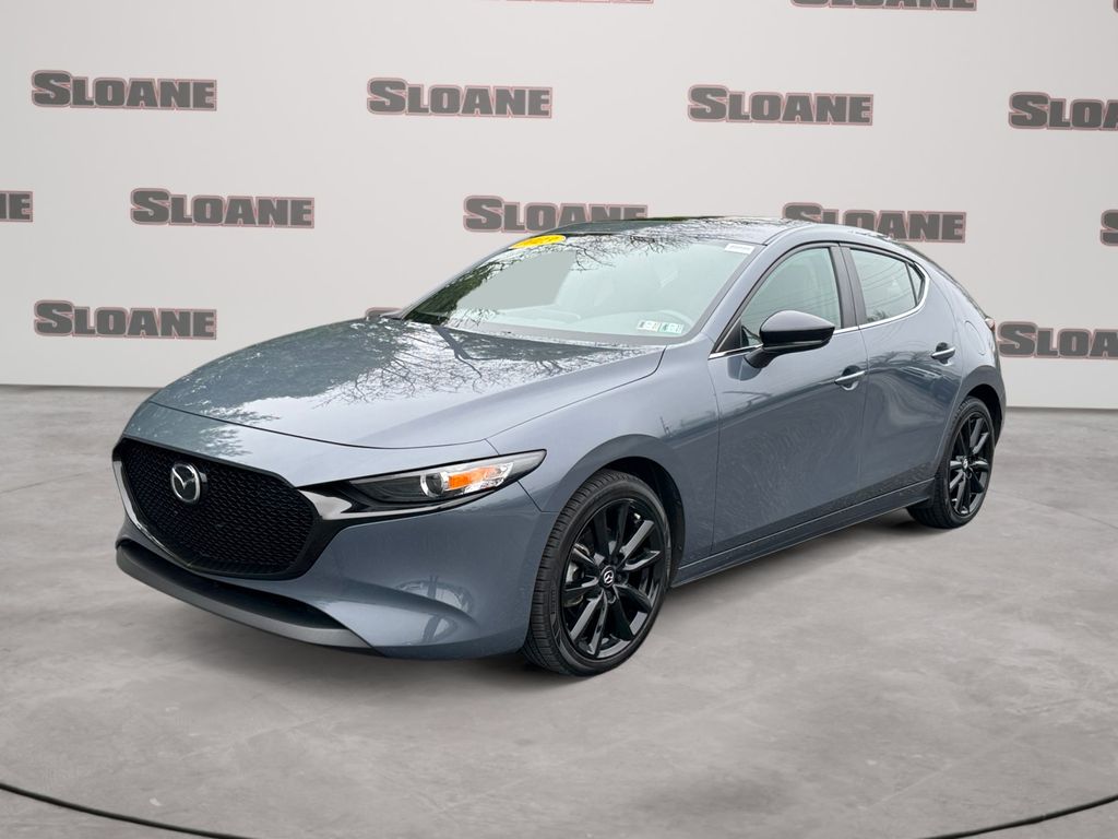 Polymetal Gray Metallic 2023 Mazda MAZDA3 2.5 S Carbon Edition Hatchback AWD Hatchback All-Wheel Drive 6-Speed Automatic