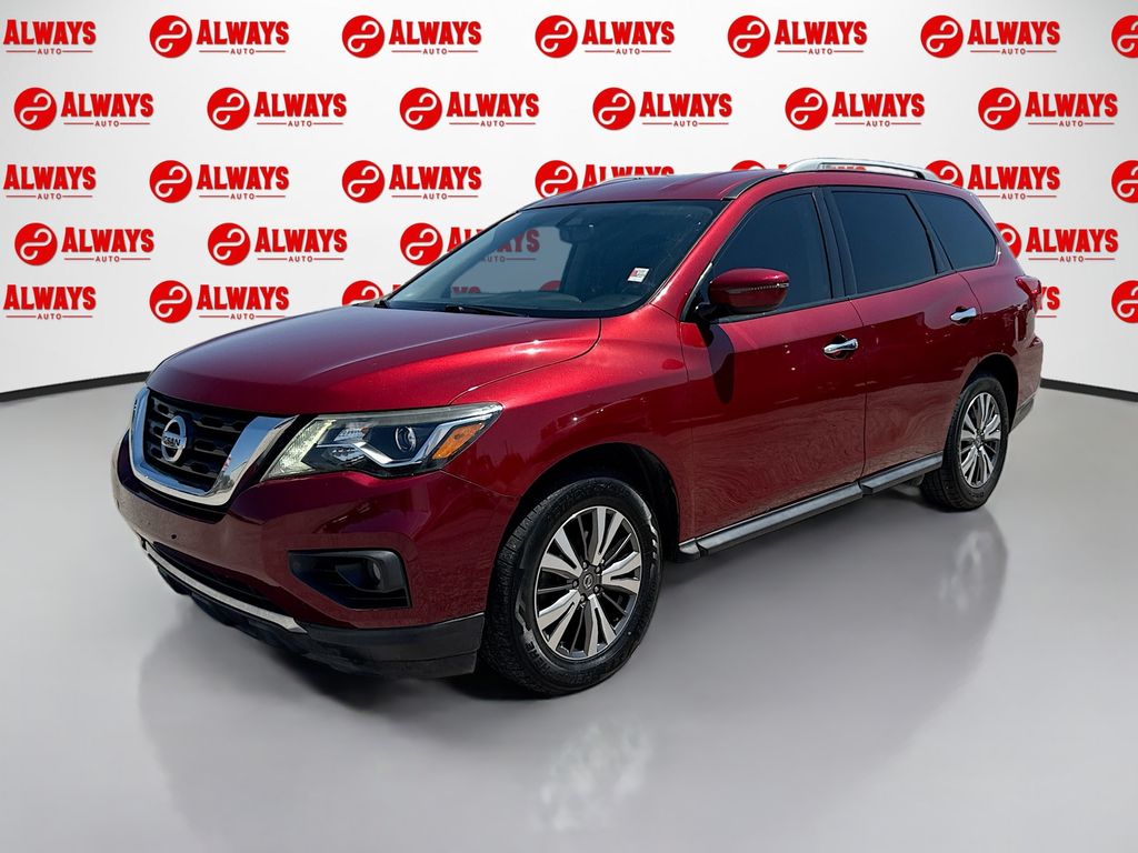 Red (Scarlet Ember Tintcoat) 2019 Nissan Pathfinder SV FWD SUV / Crossover Front-Wheel Drive Continuously Variable Transmission