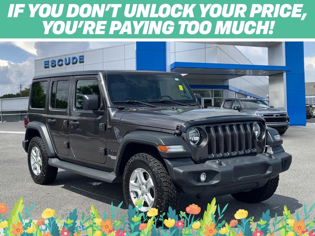 Gray (Granite Crystal Metallic Clearcoat) 2021 Jeep Wrangler SUV / Crossover Four-Wheel Drive 8-Speed Automatic