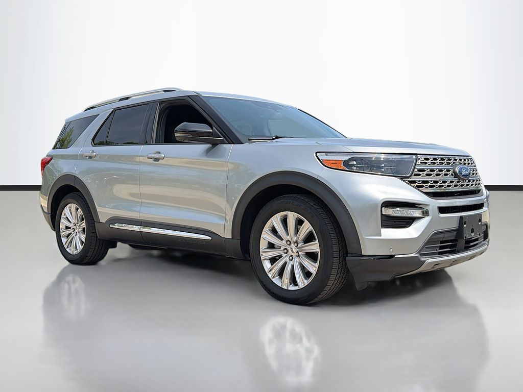 Silver 2020 Ford Explorer Limited RWD SUV / Crossover Rear-Wheel Drive Automatic