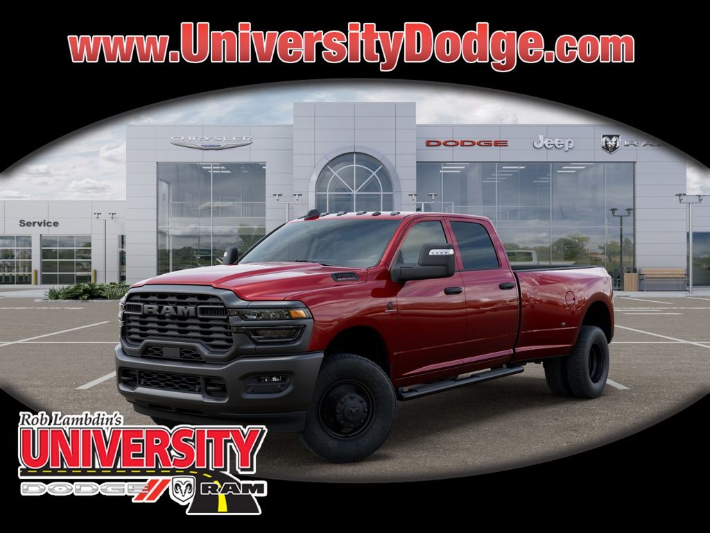 Molten Red Pearlcoat 2026 RAM 3500 Pickup Truck Four-Wheel Drive 8-Speed Automatic