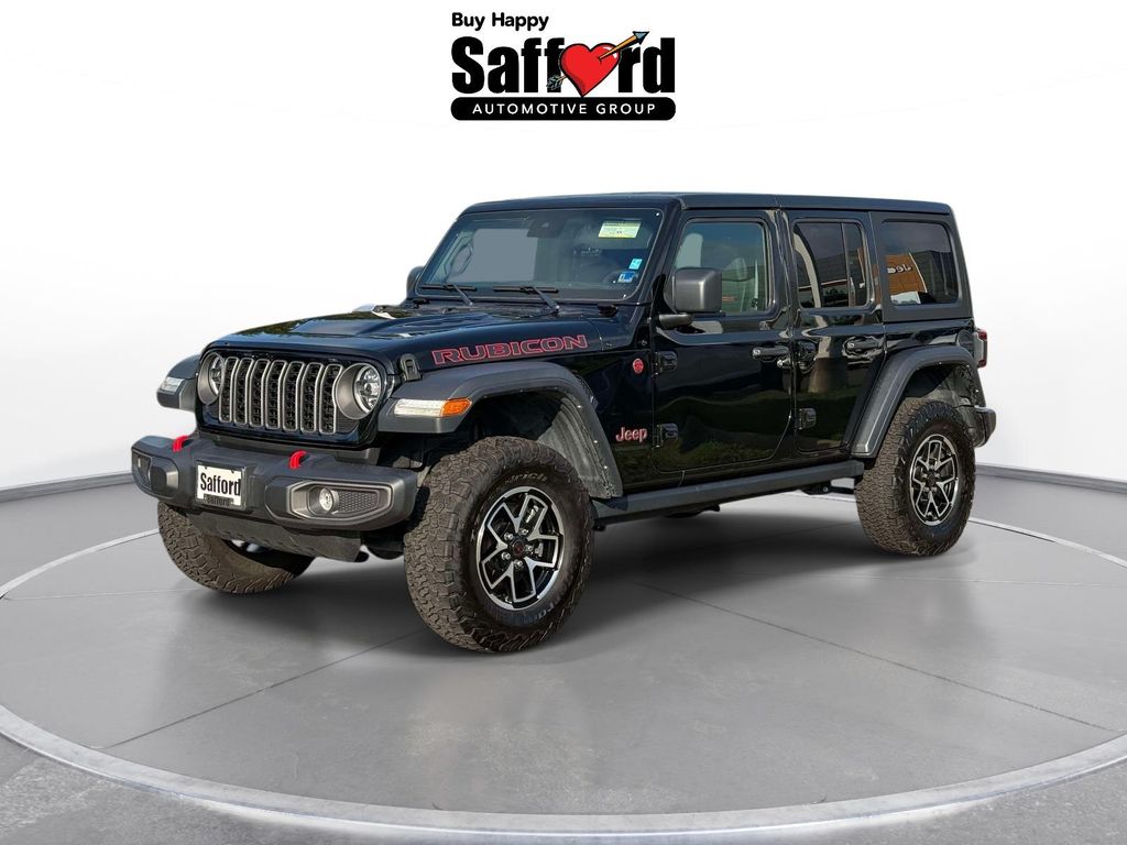 Black Clearcoat 2025 Jeep Wrangler SUV / Crossover Four-Wheel Drive 8-Speed Automatic